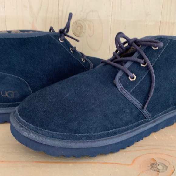 ugg neumel new navy chukka boots new - Picture 2 of 7